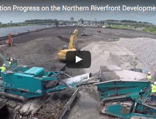 Video – Northern Riverfront Marina & Hotel Construction